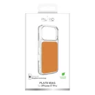 Puro Plate Mag Case for iPhone 17 Pro Compatible with MagSafe - Orange