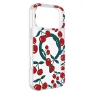 Samsung Galaxy S26 Ultra Cherry Mag cseresznye mintás átlátszó tok