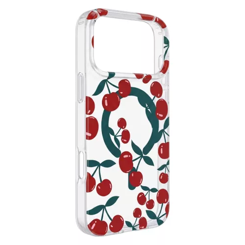 Samsung Galaxy S26 Ultra Cherry Mag cseresznye mintás átlátszó tok