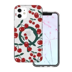 iPhone 11 Cherry Mag cseresznye mintás átlátszó tok