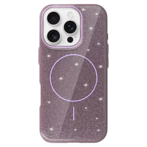 Magsafe Slim Shiny tok iPhone 16 Pro lila