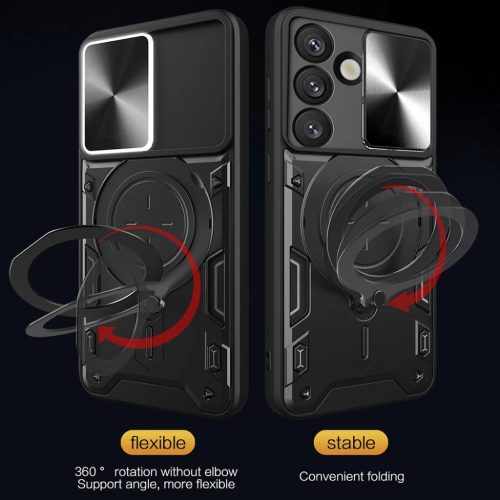 Techsuit - CamGuard Pro - Samsung Galaxy S25 Edge - Lila tok