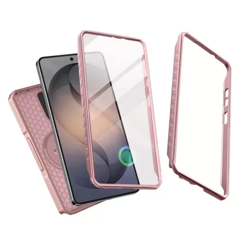 Samsung Galaxy S26 Ultra Tech-Protect Kevlar MagSafe 2 szettes rózsaszín tok