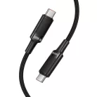 Hoco U153 Extreme fekete Type-C USB-C - Type-C USB-C PD 5A 100W kábel 1,2 m