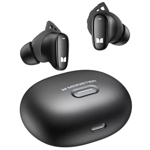 Monster N-Lite 206, Fekete, Vezeték nélküli fülhallgató, bluetooth headset
