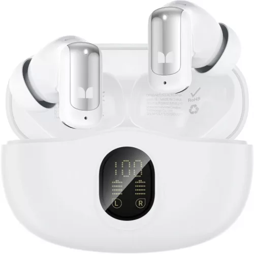 Monster N-Lite 217, Fehér vezeték nélküli fülhallgató, bluetooth headset