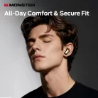 Monster N-Lite 217, Fekete bluetooth fülhallgató