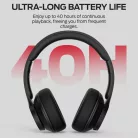 Bluetooth fejhallgató Monster Mission 100, Fekete