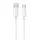 USAMS U98 3A szilikon gyorstöltő USB-C kábel fehér