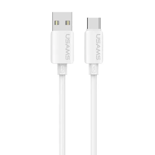 USAMS U98 3A szilikon gyorstöltő USB-C kábel fehér