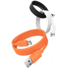 USAMS U98 3A szilikon gyorstöltő USB-C kábel fehér