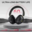 Bluetooth fejhallgató Monster Persona 6th, Fekete
