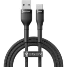 VEGER AC04 USB-A - USB-C PD 11V 6A 66W kábel 1,2 m fekete