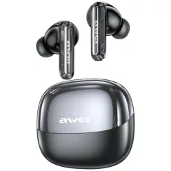   AWEI T229 ANC AI vezeték nélküli bluetooth fülhallgató töltődokkolóval sötétszürke