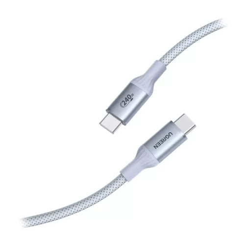 Ugreen 75732 L534 USB-C–USB-C 2m 240W szürke-fehér kábel