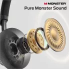 Vezeték nélküli Bluetooth Handsfree Monster N-tune mini 02, Fekete
