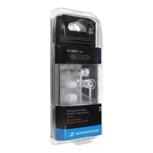 Sennheiser CX 300 II Precision vezetékes fülhallgató 3,5 mm-es jack csatlakozóval, fehér