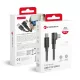 Forcell F-Energy QC4.0 PD 3A 60W Cafule 90° USB-C – USB-C kábel 1,2 m CC-1Deg fekete