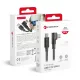 Forcell F-Energy QC4.0 PD 5A 100W Cafule 90° USB-C - USB-C kábel 1,2 m CC-1Deg fekete