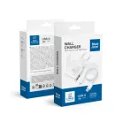 Blue Star USB-A 1A 5W hálózati töltő adapter + USB-A–Lightning kábel TFK-TC-1100B fehér