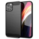 iPhone 13 Pro Fekete Techsuit Karbon Szilikon tok