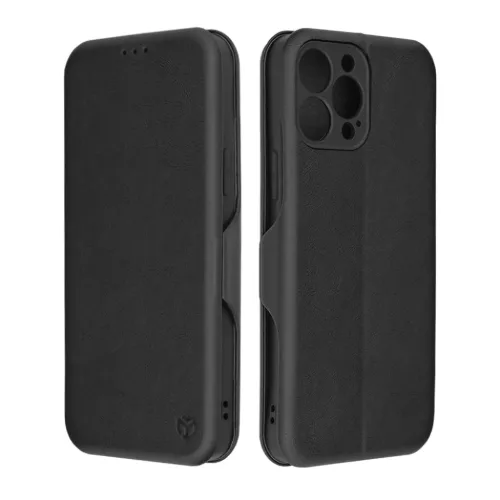 iPhone 13 Pro Max Fekete Techsuit Biztonságos Pénztárca Plusz tok