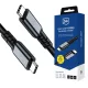 3mk - Adatkábel Hyper N-sorozat - Thunderbolt 4, 48V/5A, 40Gb/s, 240W, 8K@60Hz, 2m - Fekete