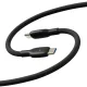 Motorola Silicone USB-C – USB-C kábel 2 m 5 A fekete