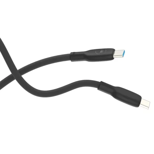 Motorola Silicone USB-C – USB-C kábel 2 m 5 A fekete