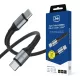 3mk - Adatkábelt Hyper N-sorozat - Type-C to Type-C, 100W, 20V/5A, 1.5m - Fekete