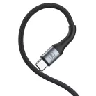 3mk - Adatkábelt Hyper N-sorozat - Type-C to Type-C, 100W, 20V/5A, 1.5m - Fekete