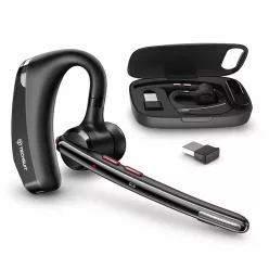   Techsuit - Premium Bluetooth Headset SoundForce Pro (G10) - BT5.3, kétszeres mikrofonos zajszűrés, 300 órás készenléti idő - Fekete
