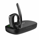 Techsuit - Premium Bluetooth Headset SoundForce Pro (G10) - BT5.3, kétszeres mikrofonos zajszűrés, 300 órás készenléti idő - Fekete