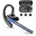Techsuit - Bluetooth Headset Vocelis Pro (CB4) - Bluetooth 5.0, Hook Design, Zajszűrős Mikrofon, 500mAh - Kék