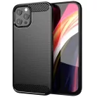 Techsuit - Karbonszilikon - iPhone 14 Pro Max - Fekete tok