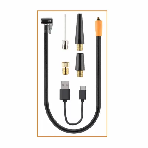 SAL SAAP6 Intelligens, automata pumpa, digitális légkompresszor telefon USB vésztöltővel, LED lámpával, vezeték nélküli, tölthető, ajándék tárolózsákkal