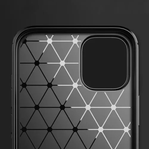 Techsuit - Karbonszilikon - iPhone 14 Pro Max - Fekete tok