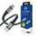 3mk - Data Cable Hyper N-Series - Type-C to Type-C, 100W, 20V/5A, 3m - Fekete