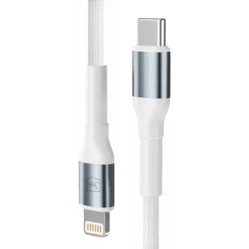 3mk - Adatkábel Hyper N-Series - Type-C to Lightning, 27W, 9V/3A, 2m - Fehér