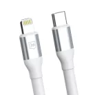 3mk - Adatkábel Hyper N-Series - Type-C to Lightning, 27W, 9V/3A, 2m - Fehér
