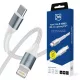 3mk - Data Cable Hyper N-Series - Type-C to Lightning, 27W, 9V/3A, 1m - Fehér