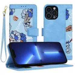 iPhone 13 Pro Max Élénk kék Techsuit FlipCraft tok