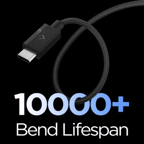 Spigen Essential EB6015CC Type-C USB kábel 60W 150 cm fekete