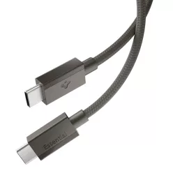   Spigen Essential EB6015CC Type-C kábel 60W 150 cm sötétszürke