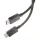 Spigen Essential EB6015CC Type-C kábel 60W 150 cm sötétszürke