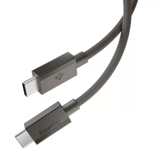Spigen Essential EB6015CC Type-C kábel 60W 150 cm sötétszürke
