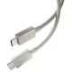 Spigen Essential EB6015CC Type-C USB-C / USB-C kábel 60W 150 cm természetes titán