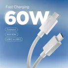 Spigen Essential EB6015CC Type-C USB-C / USB-C kábel 60 W 150 cm fehér