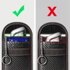 Tech-Protect KLR100 kulcstartó RFID jelblokkoló tok karbon fekete/piros