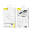 USB-C - USB-C PD 100W 1 m fehér Type-C USB kábel